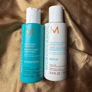 Moroccanoil Teal and White Haircare Duo